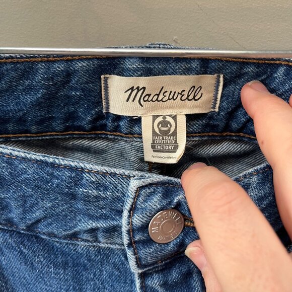 NEW Madewell Plus Curvy Low-Slung Straight Jeans in Palmina Wash- 14W - Picture 5 of 7
